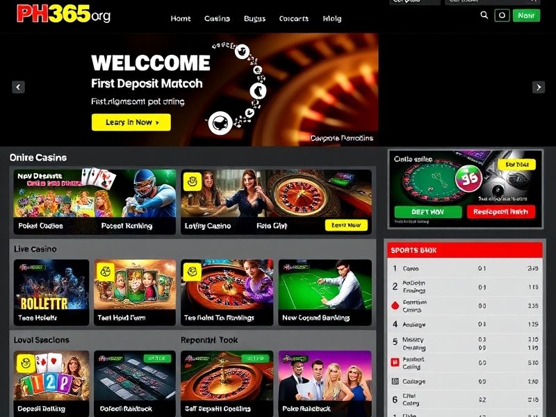 ph365.org is your ultimate hub for verified information and exclusive promotions for PH365.org.com, a trusted online gambling platform offering casino games, sports betting, and poker tournaments. Discover real money gaming opportunities and the latest gambling trends.